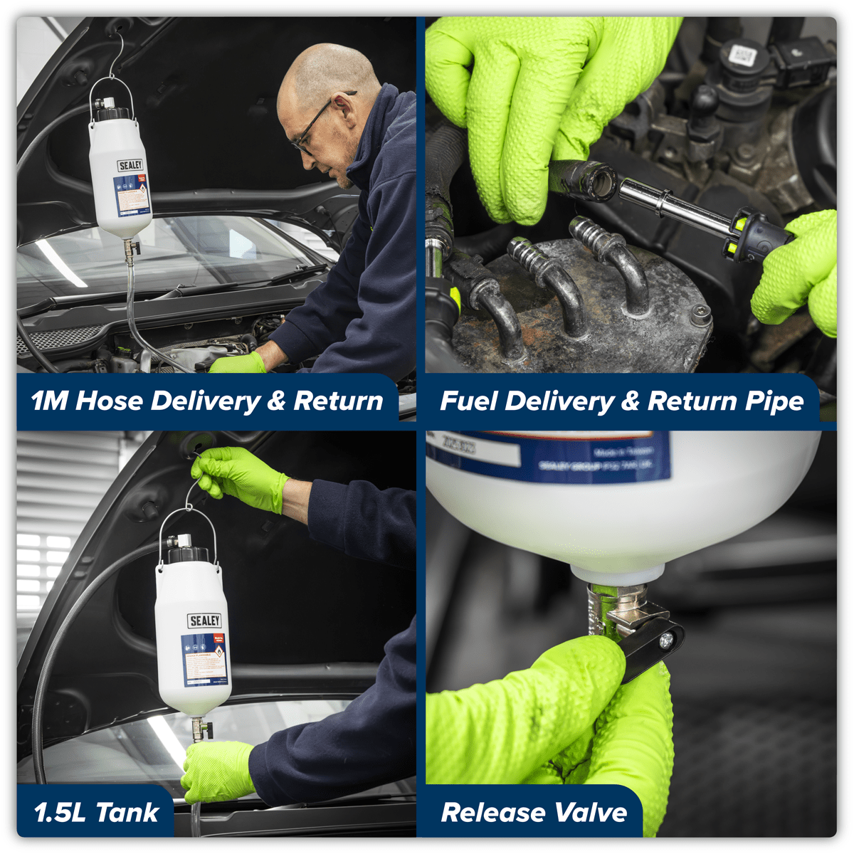 Sealey VS666 Auxiliary Fuel Tank 1.5L - VS666 - Sealey Tools UK - Trade Counter Direct