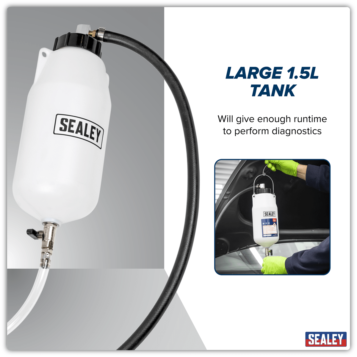 Sealey VS666 Auxiliary Fuel Tank 1.5L - VS666 - Sealey Tools UK - Trade Counter Direct