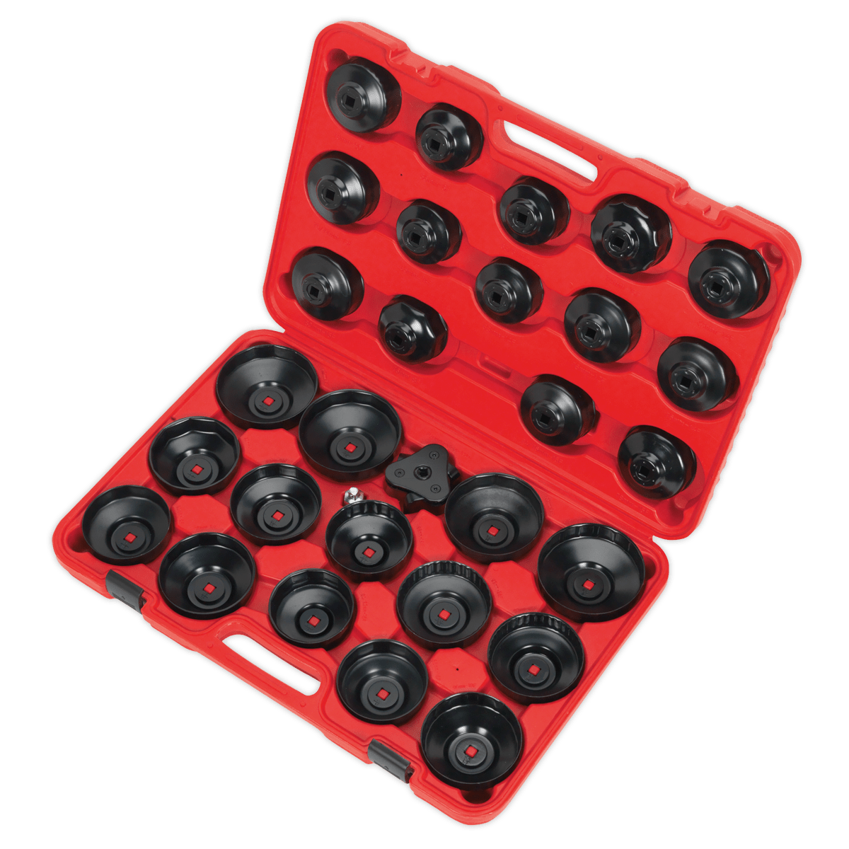 Sealey VS7006 Oil Filter Cap Wrench Set 30pc - VS7006 - Sealey Tools UK - Trade Counter Direct