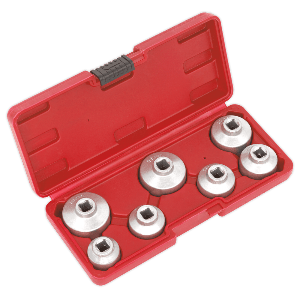 Sealey VS7008 Oil Filter Cap Wrench Set 7pc - VS7008 - Sealey Tools UK - Trade Counter Direct