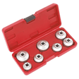 Sealey VS7008 Oil Filter Cap Wrench Set 7pc - VS7008 - Sealey Tools UK - Trade Counter Direct