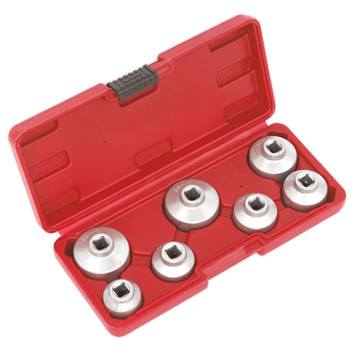 Sealey VS7008 Oil Filter Cap Wrench Set 7pc - VS7008 - Sealey Tools UK - Trade Counter Direct