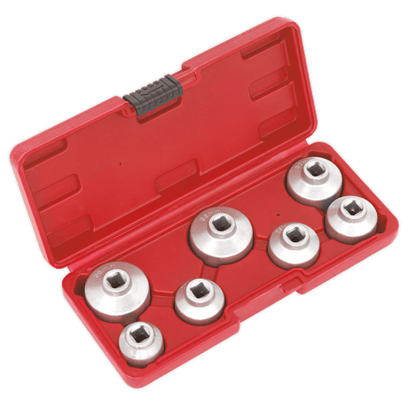 Sealey VS7008 Oil Filter Cap Wrench Set 7pc - VS7008 - Sealey Tools UK - Trade Counter Direct