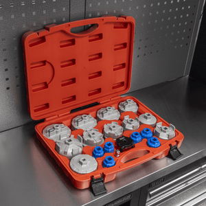 Sealey VS7013 Oil Filter Cap Wrench Set 19pc - VS7013 - Sealey Tools UK - Trade Counter Direct