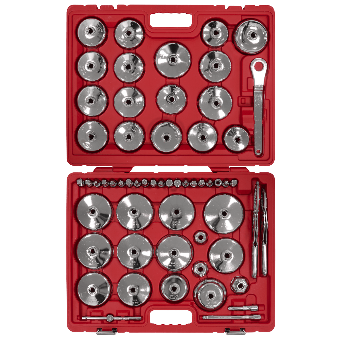 Sealey VS7014 Master Oil Filter Set 58pc - VS7014 - Sealey Tools UK - Trade Counter Direct