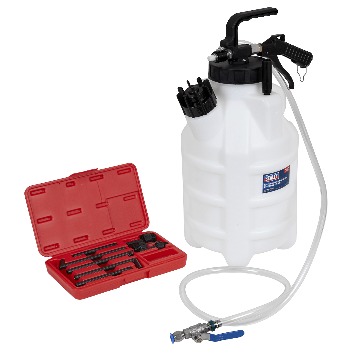Sealey VS7019 Pneumatic Transmission Oil Filling System 10L - VS7019 - Sealey Tools UK - Trade Counter Direct