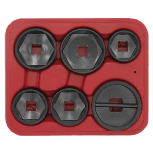 Sealey VS7103 Oil Filter Cap Wrench Set 6pc - VS7103 - Sealey Tools UK - Trade Counter Direct