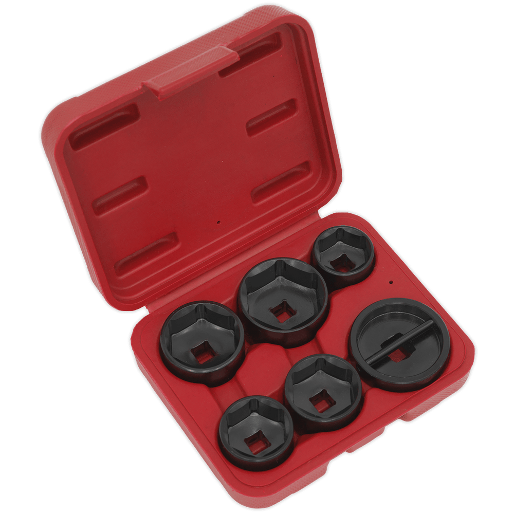Sealey VS7103 Oil Filter Cap Wrench Set 6pc - VS7103 - Sealey Tools UK - Trade Counter Direct