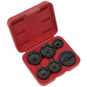 Sealey VS7103 Oil Filter Cap Wrench Set 6pc - VS7103 - Sealey Tools UK - Trade Counter Direct