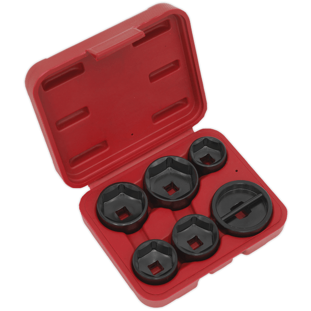 Sealey VS7103 Oil Filter Cap Wrench Set 6pc - VS7103 - Sealey Tools UK - Trade Counter Direct