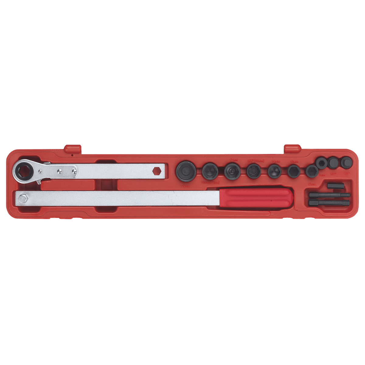 Sealey VS784 Ratchet Action Auxiliary Belt Tension Tool Kit - VS784 - Sealey Tools UK - Trade Counter Direct