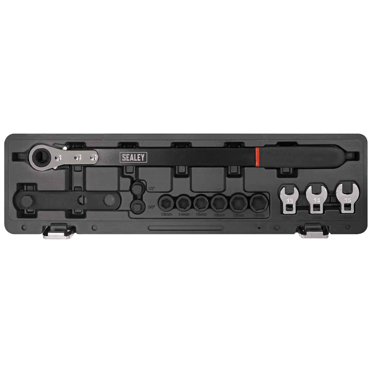 Sealey VS791 Extended Reach Ratchet Action Auxiliary Belt Tension Tool Kit - VS791 - Sealey Tools UK - Trade Counter Direct