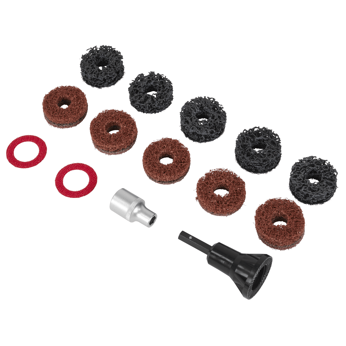 Sealey VS8002 Stud Hub Cleaner 14pc - VS8002 - Sealey Tools UK - Trade Counter Direct