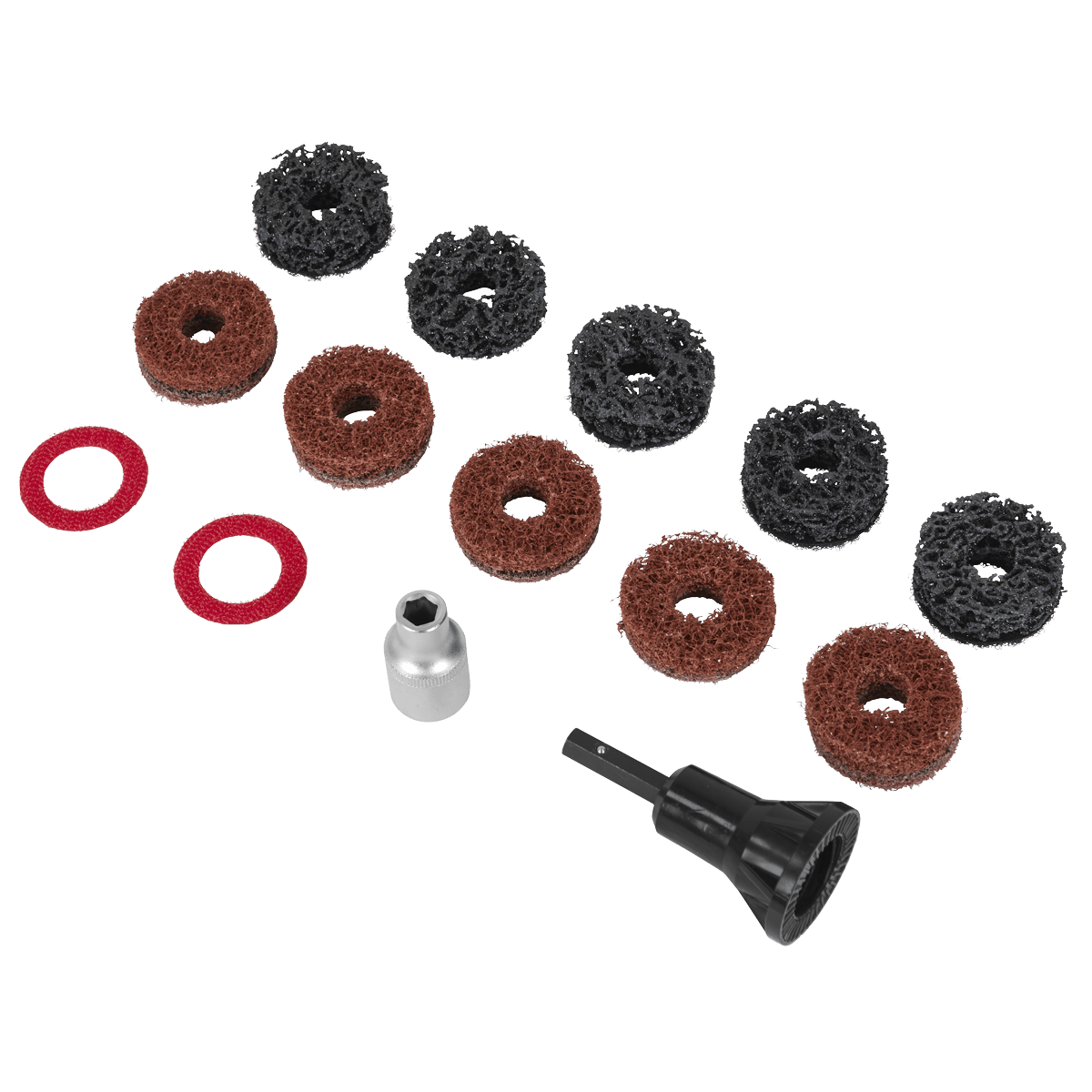 Sealey VS8002 Stud Hub Cleaner 14pc - VS8002 - Sealey Tools UK - Trade Counter Direct