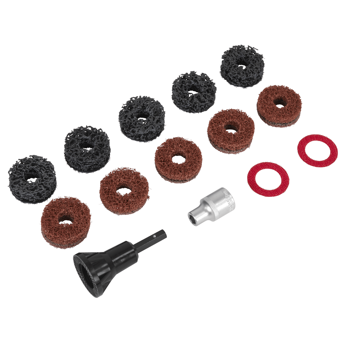 Sealey VS8002 Stud Hub Cleaner 14pc - VS8002 - Sealey Tools UK - Trade Counter Direct