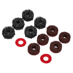 Sealey VS8002A Stud Hub Cleaner Pads for VS8002 - Pack of 12 - VS8002A - Sealey Tools UK - Trade Counter Direct