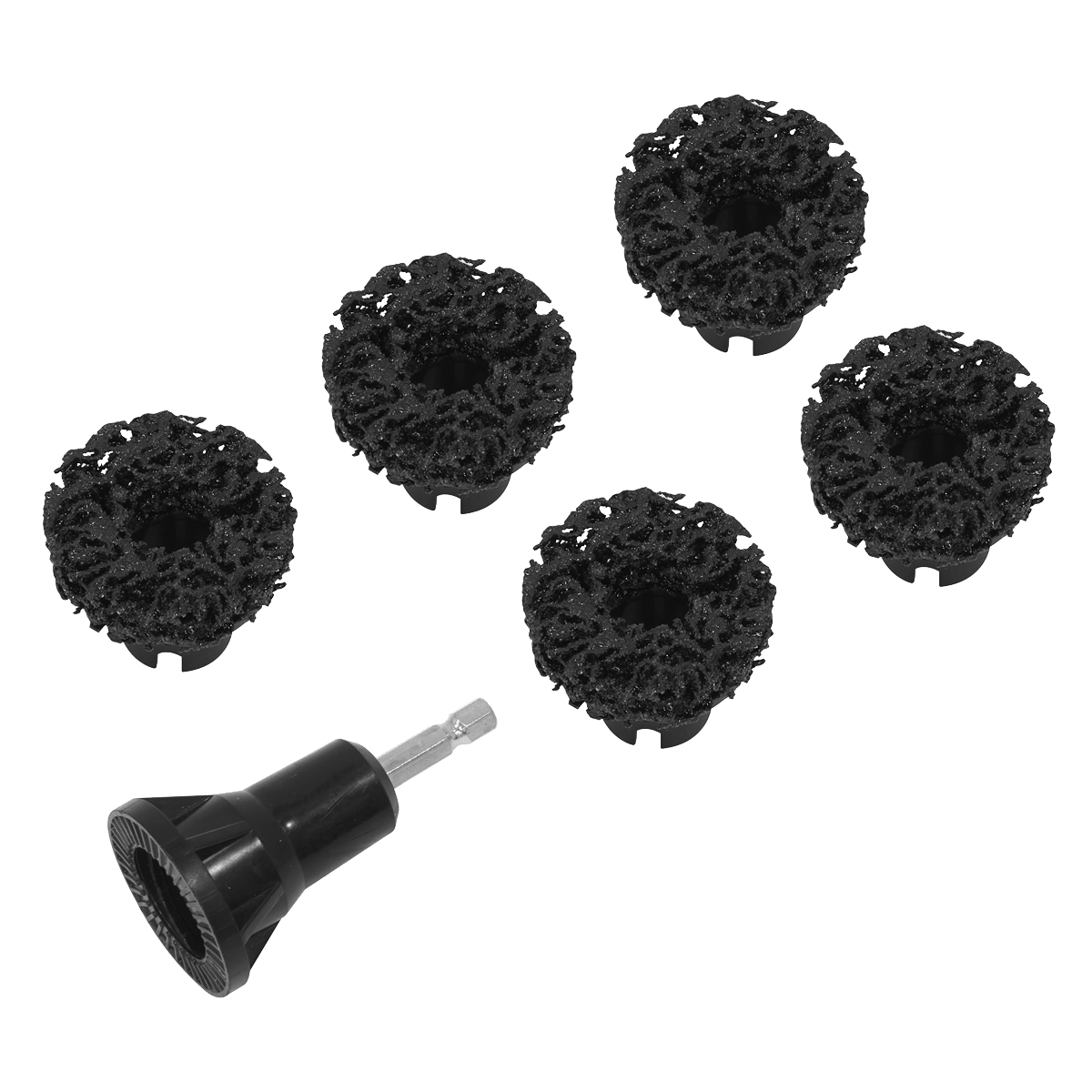 Sealey VS8005 Stud Hub Cleaner Set 6pc - VS8005 - Sealey Tools UK - Trade Counter Direct