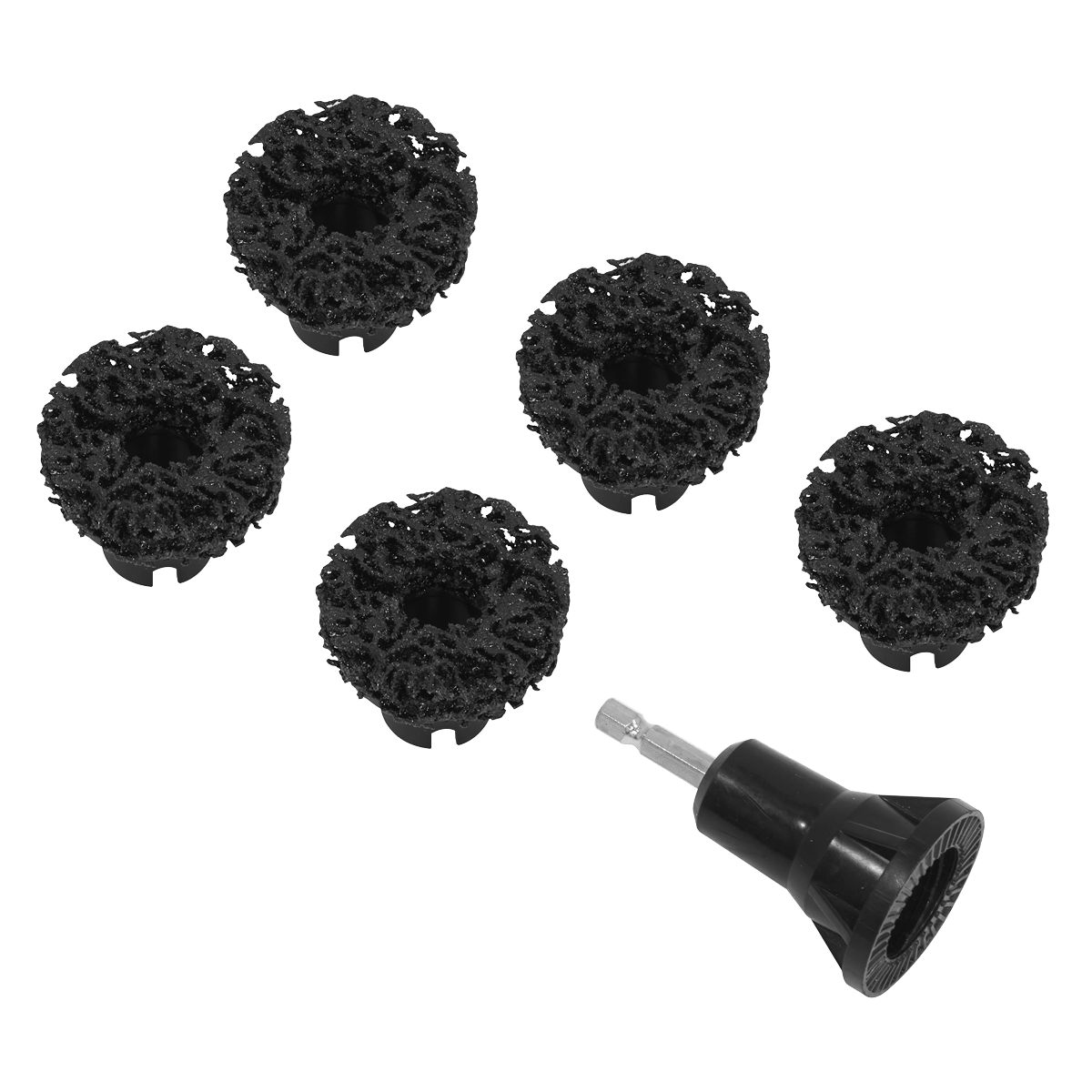 Sealey VS8005 Stud Hub Cleaner Set 6pc - VS8005 - Sealey Tools UK - Trade Counter Direct
