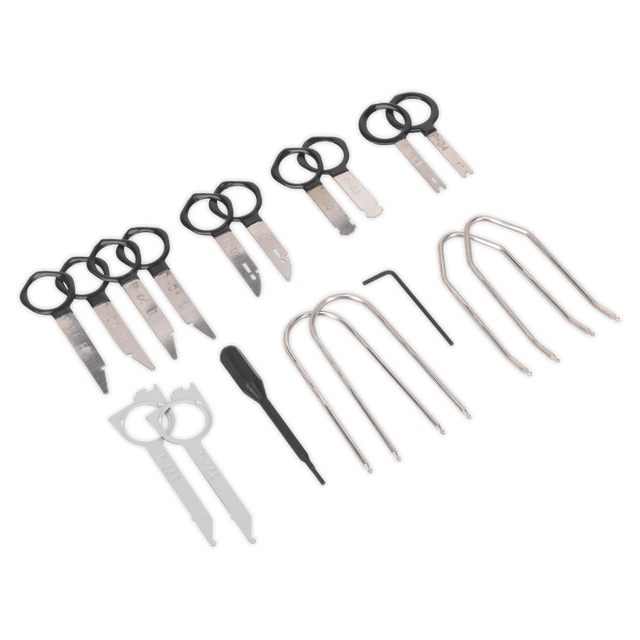 Sealey VS8041 Radio Release Tool Set 18pc - VS8041 - Sealey Tools UK - Trade Counter Direct