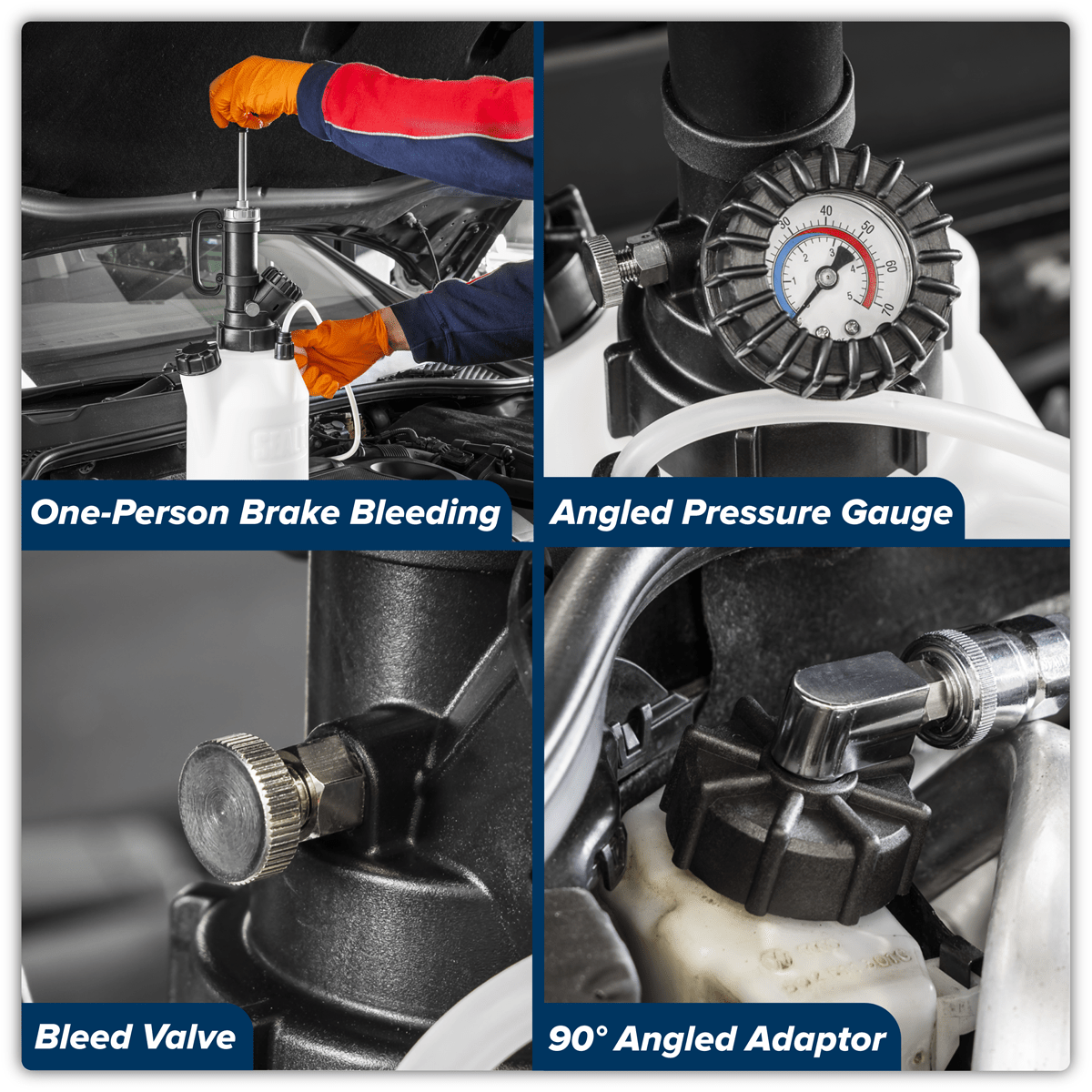 Sealey VS820 Brake & Clutch Bleeding System 2.5L - VS820 - Sealey Tools UK - Trade Counter Direct