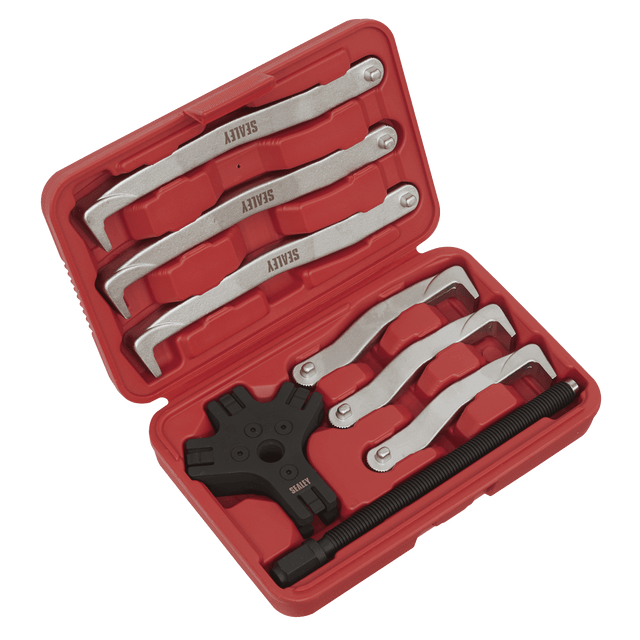 Sealey VS83 Fast Action Twin/Triple Leg Reversible Puller Set 8pc 150 & 220mm - VS83 - Sealey Tools UK - Trade Counter Direct
