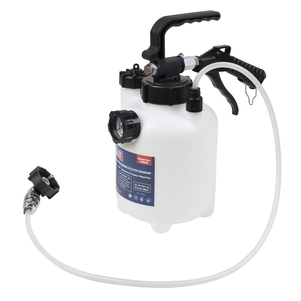Sealey VS830 Pneumatic Brake & Clutch Bleeder 2.5L - VS830 - Sealey Tools UK - Trade Counter Direct