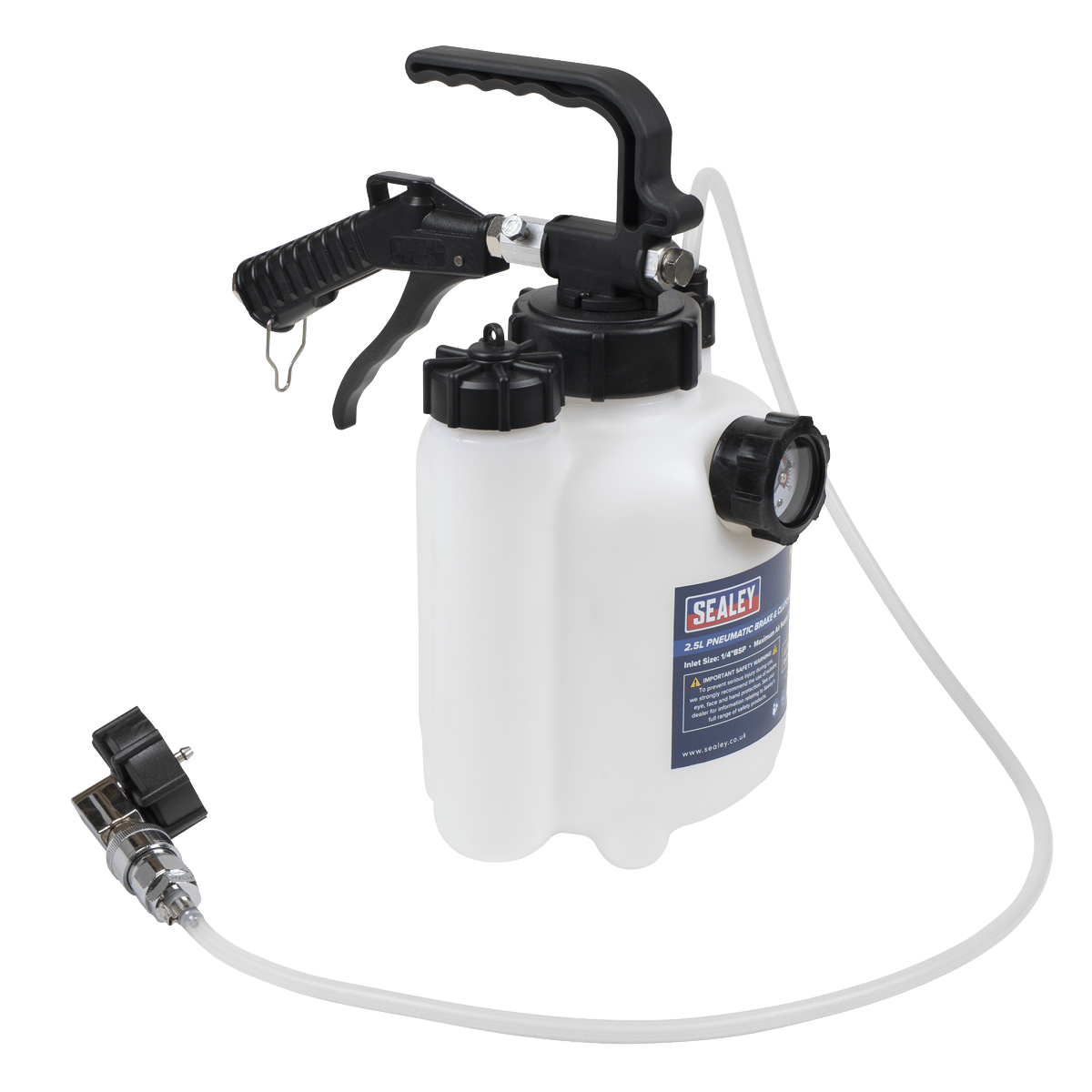Sealey VS830 Pneumatic Brake & Clutch Bleeder 2.5L - VS830 - Sealey Tools UK - Trade Counter Direct