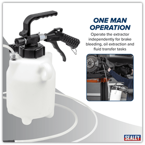 Sealey VS835 Pneumatic Fluid Extractor/Brake Bleeder 2.5L - VS835 - Sealey Tools UK - Trade Counter Direct