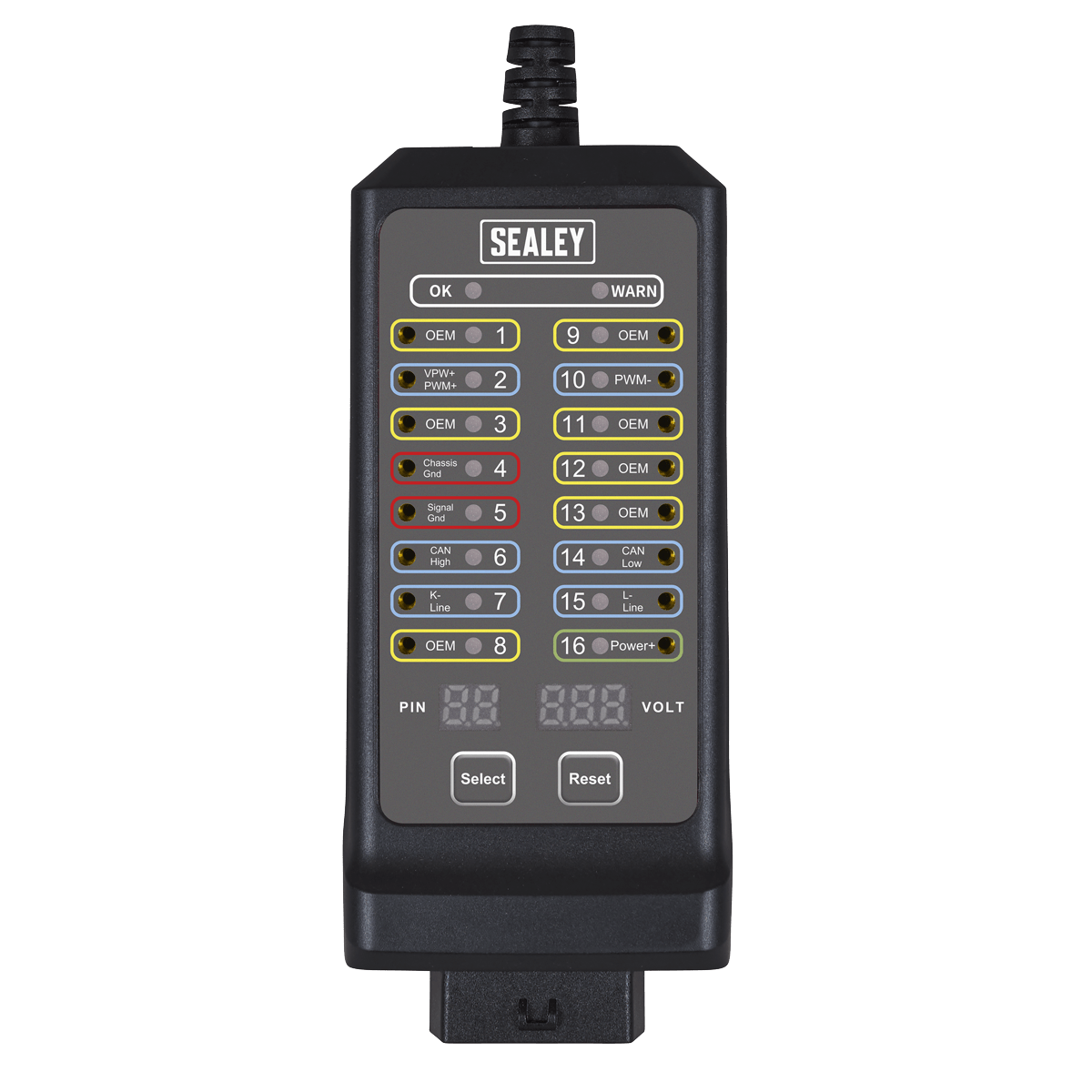 Sealey VS8813 OBD Breakout Box 16-Pin 12V/24V - VS8813 - Sealey Tools UK - Trade Counter Direct