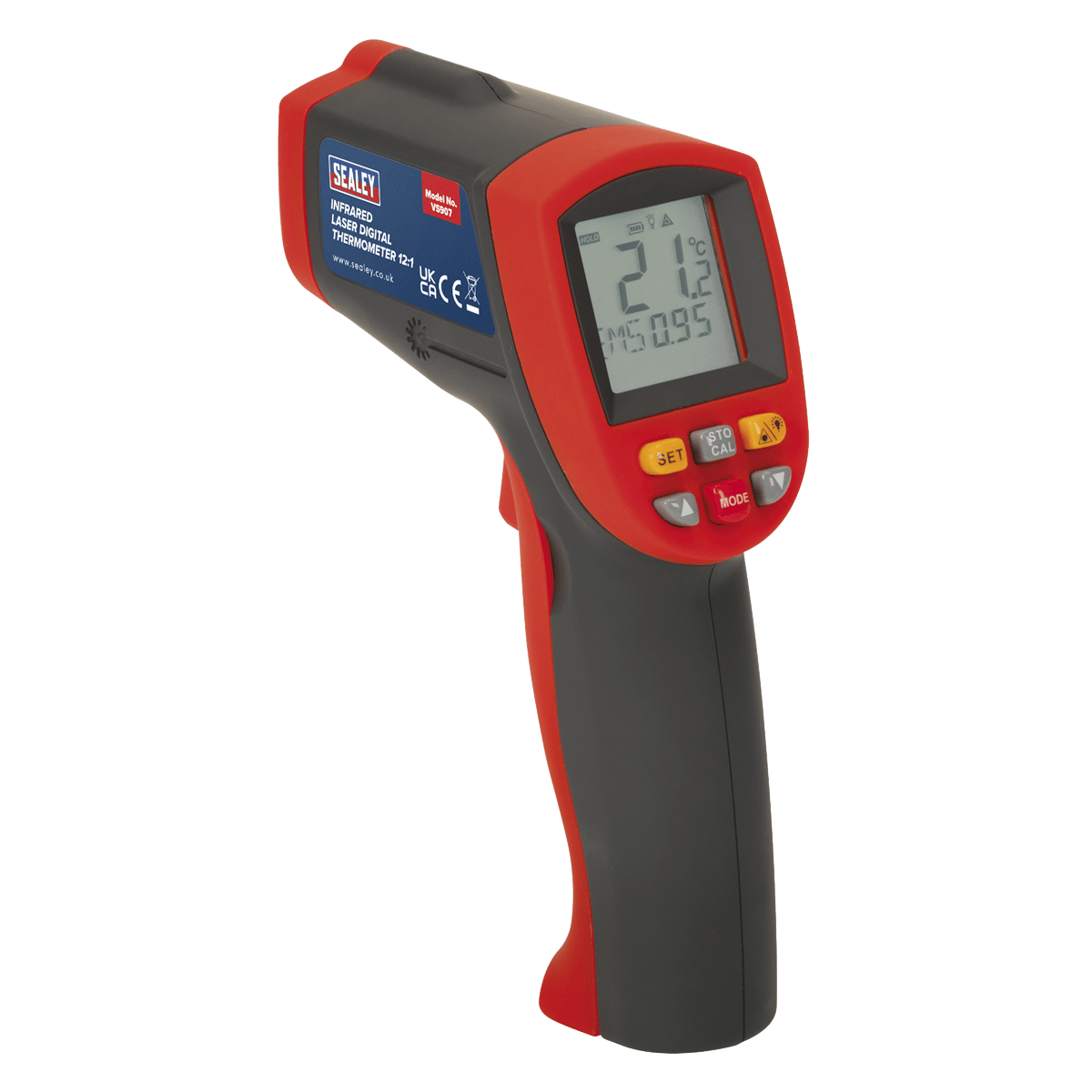 Sealey VS907 Infrared Laser Digital Thermometer 12:1 - VS907 - Sealey Tools UK - Trade Counter Direct