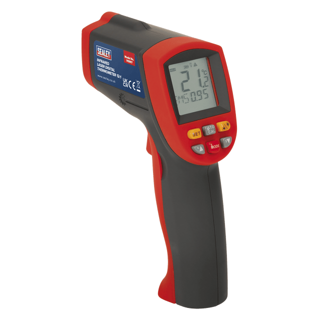 Sealey VS907 Infrared Laser Digital Thermometer 12:1 - VS907 - Sealey Tools UK - Trade Counter Direct