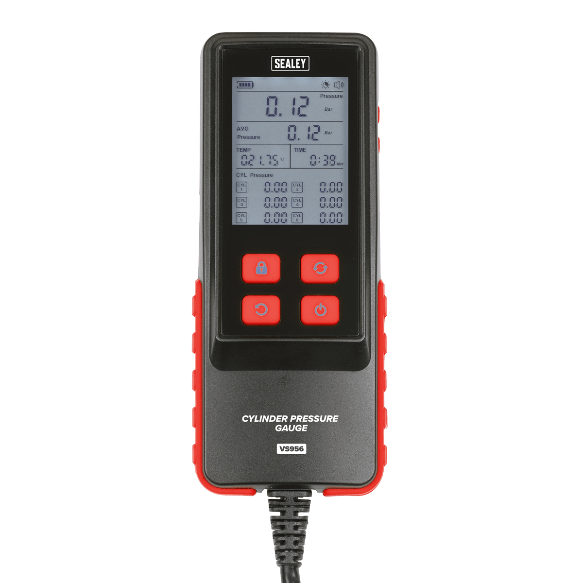 Sealey VS956 Digital Compression Test Kit 10pc - VS956 - Sealey Tools UK - Trade Counter Direct