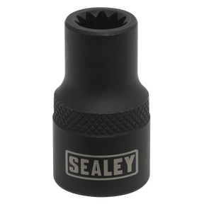 Sealey VSE0490 Brake Caliper Socket, 3/8"Sq Drive 8mm 11 - Point Profile - VSE0490 - Sealey Tools UK - Trade Counter Direct