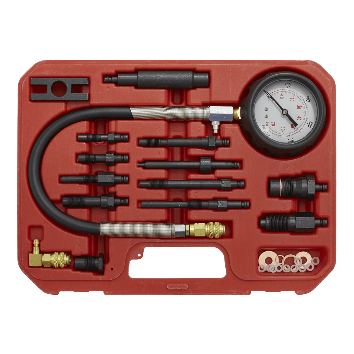 Sealey VSE204 Diesel Engine Compression Test Kit - VSE204 - Sealey Tools UK - Trade Counter Direct