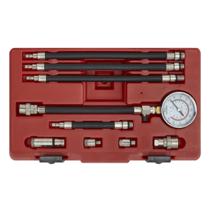 Sealey VSE206 Petrol Engine Compression Test Kit 10pc - VSE206 - Sealey Tools UK - Trade Counter Direct