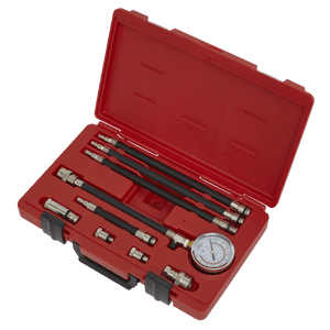 Sealey VSE206 Petrol Engine Compression Test Kit 10pc - VSE206 - Sealey Tools UK - Trade Counter Direct