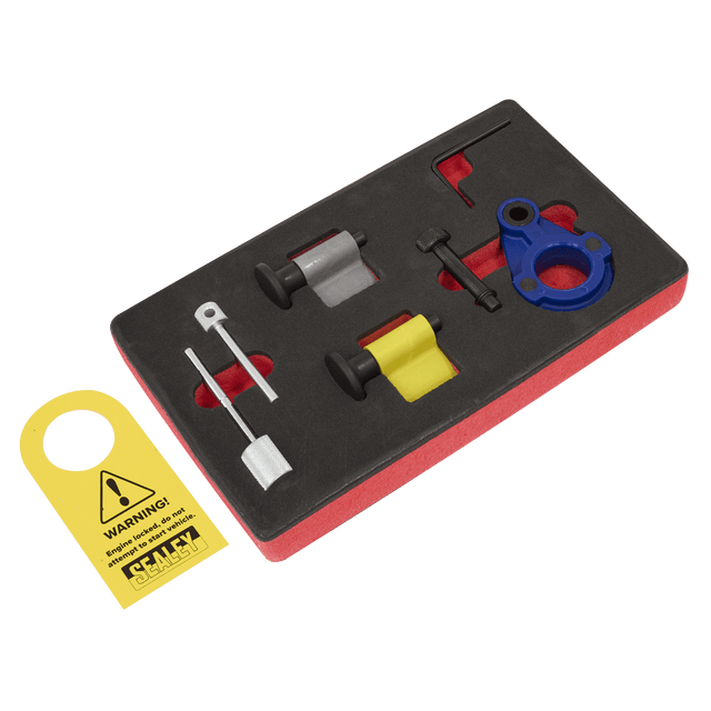 Sealey VSE2092 Diesel Engine Timing Tool Kit 1.2D/1.4D/1.6D/2.0D - for VAG, Ford & Mitsubishi - Belt Drive - VSE2092 - Sealey Tools UK - Trade Counter Direct