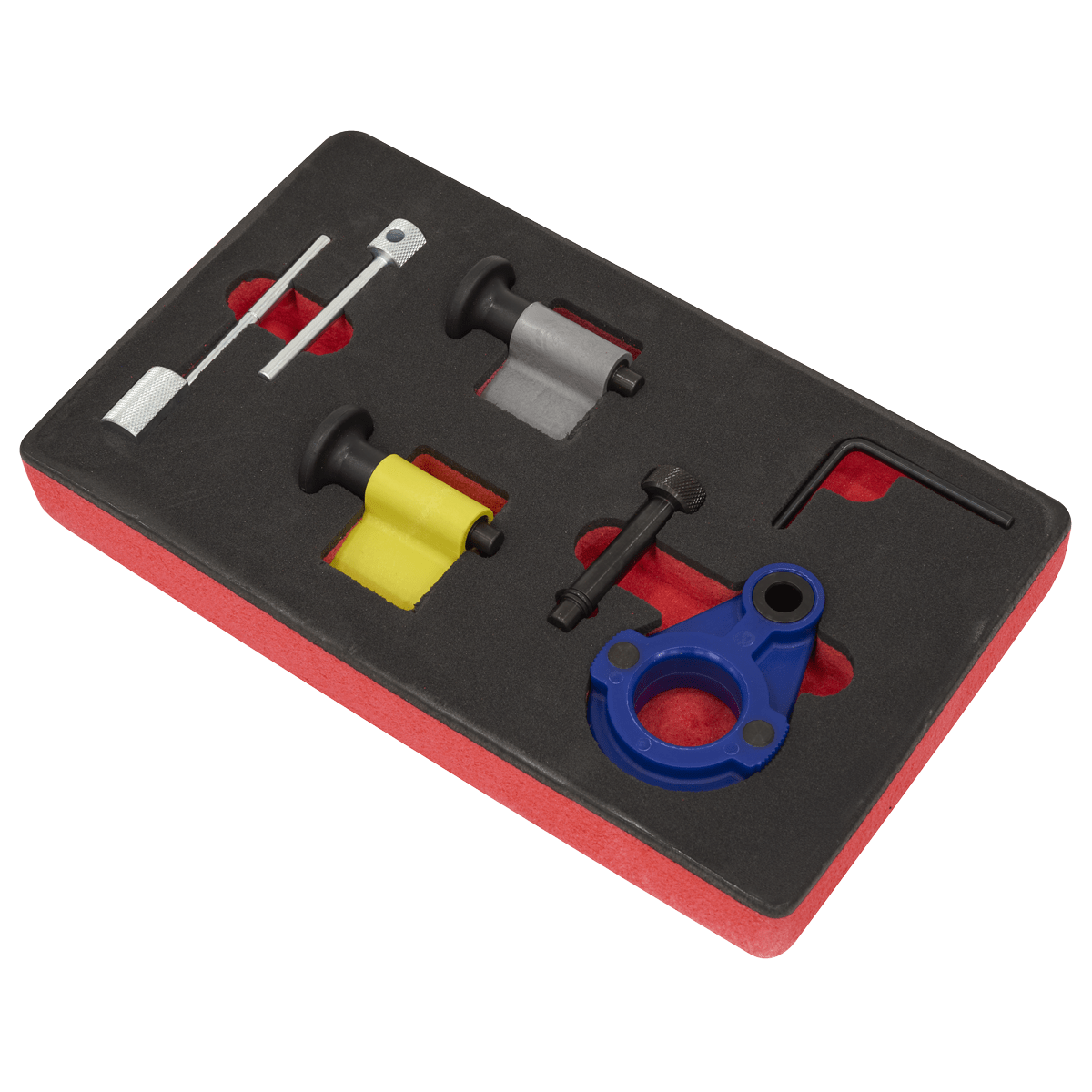 Sealey VSE2092 Diesel Engine Timing Tool Kit 1.2D/1.4D/1.6D/2.0D - for VAG, Ford & Mitsubishi - Belt Drive - VSE2092 - Sealey Tools UK - Trade Counter Direct