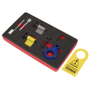 Sealey VSE2092 Diesel Engine Timing Tool Kit 1.2D/1.4D/1.6D/2.0D - for VAG, Ford & Mitsubishi - Belt Drive - VSE2092 - Sealey Tools UK - Trade Counter Direct