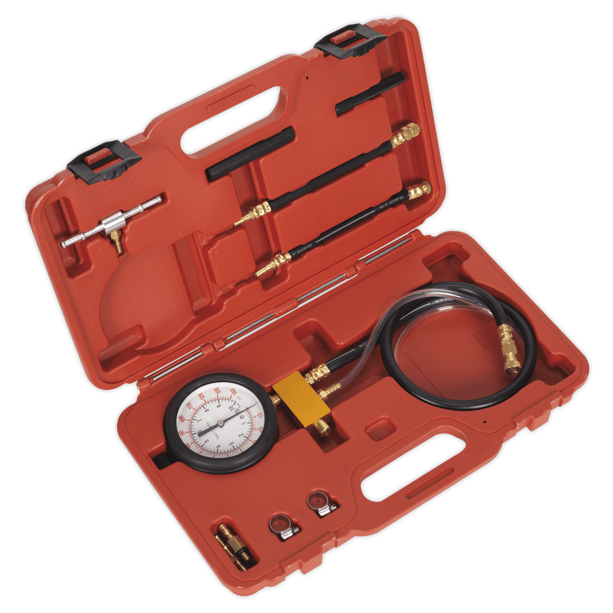 Sealey VSE211 Fuel Injection Pressure Test Kit - Test Port - VSE211 - Sealey Tools UK - Trade Counter Direct