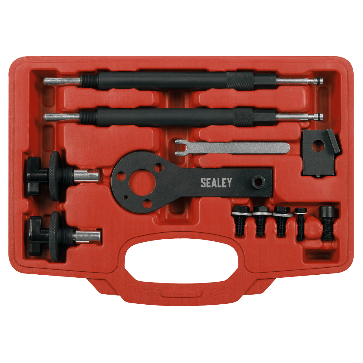 Sealey VSE2511A Petrol Engine Timing Tool Kit for Alfa Romeo, Fiat, Lancia 1.2/1.4 16v/1.4 T-Jet - Belt Drive - VSE2511A - Sealey Tools UK - Trade Counter Direct