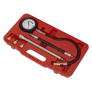 Sealey VSE300D Petrol Compression Tester Deluxe Kit 6pc - VSE300D - Sealey Tools UK - Trade Counter Direct