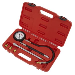 Sealey VSE300D Petrol Compression Tester Deluxe Kit 6pc - VSE300D - Sealey Tools UK - Trade Counter Direct