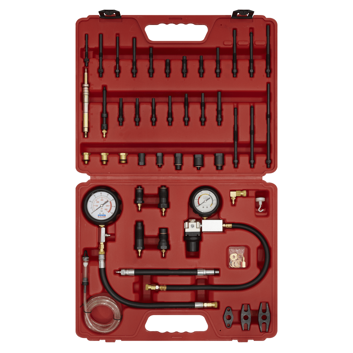 Sealey VSE3156 Diesel & Petrol Compression, Leakage & TDC Kit - VSE3156 - Sealey Tools UK - Trade Counter Direct
