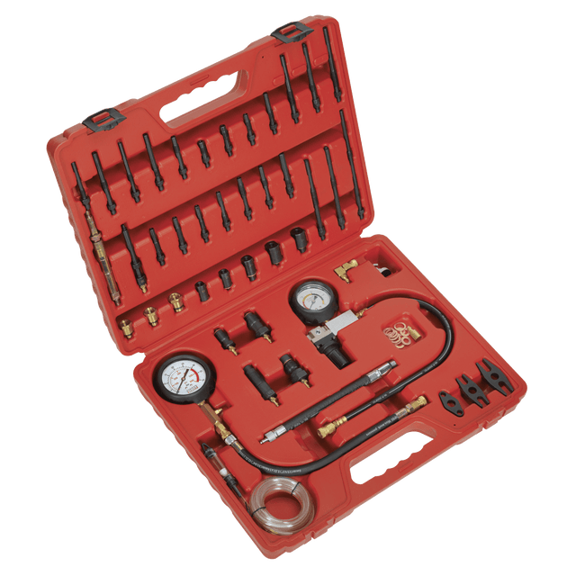 Sealey VSE3156 Diesel & Petrol Compression, Leakage & TDC Kit - VSE3156 - Sealey Tools UK - Trade Counter Direct