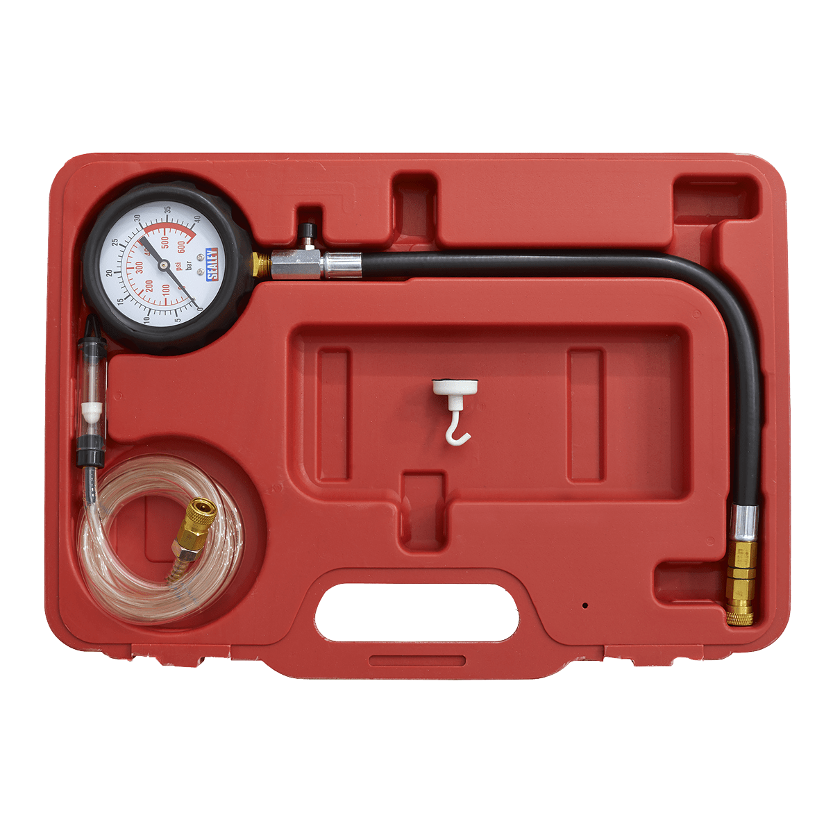 Sealey VSE3157 Diesel Compression Gauge, Hose & TDC Base Kit - VSE3157 - Sealey Tools UK - Trade Counter Direct
