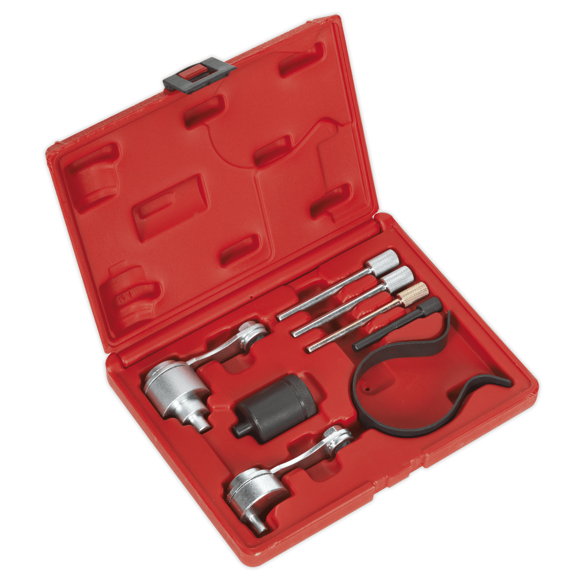 Sealey VSE5000A Diesel Engine Timing Tool Kit - for Land Rover, Jaguar, Citroen, Peugeot 2.7D, 3.0D - Belt Drive - VSE5000A - Sealey Tools UK - Trade Counter Direct