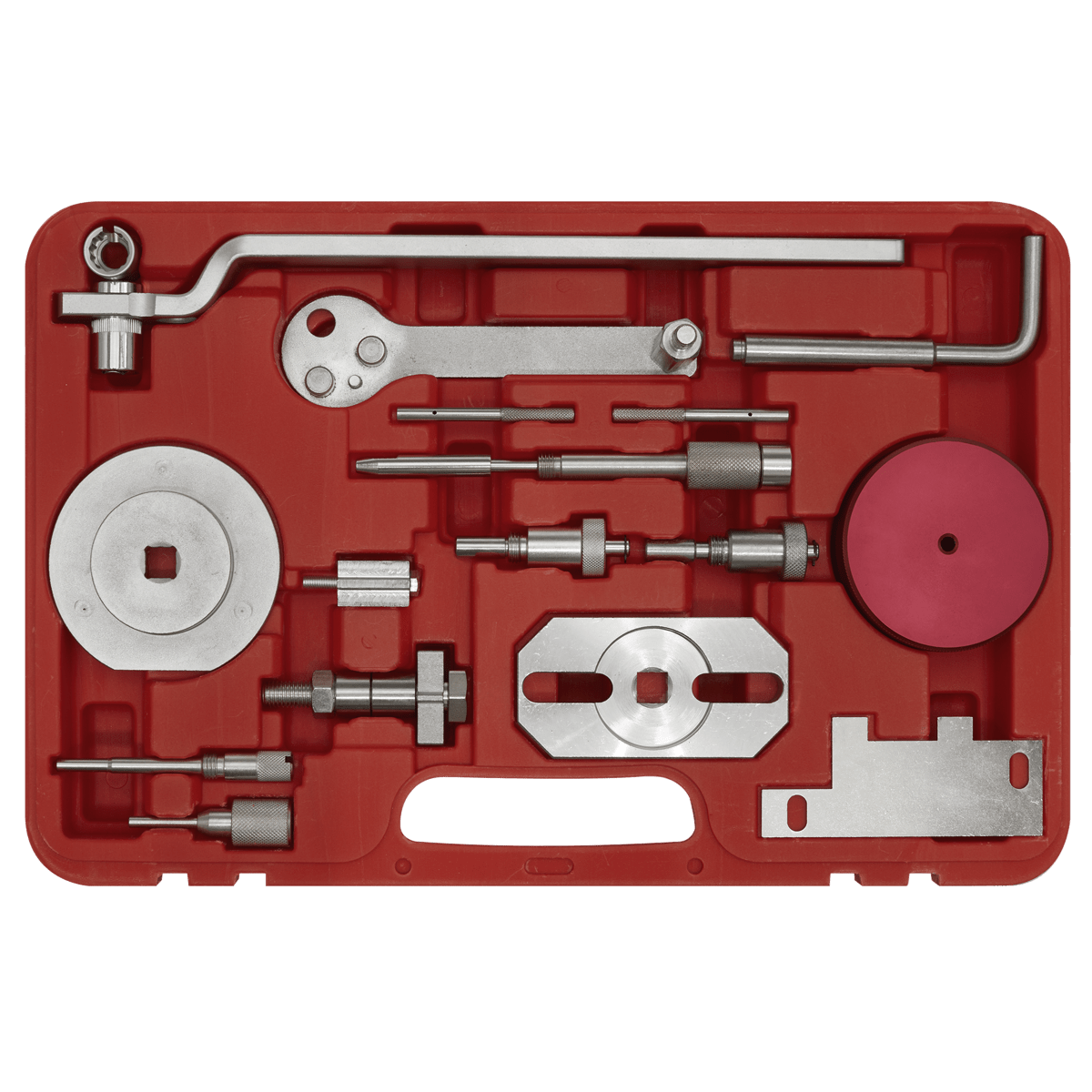 Sealey VSE5036 Diesel Engine Timing Tool Kit for Fiat, Ford, Iveco, PSA - 2.2D, 2.3D, 3.0D - Belt/Chain Drive - VSE5036 - Sealey Tools UK - Trade Counter Direct