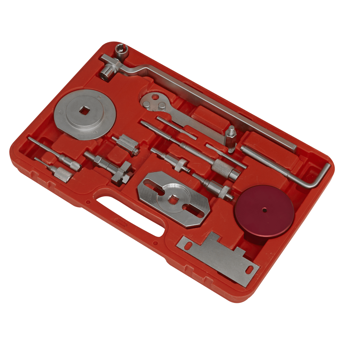 Sealey VSE5036 Diesel Engine Timing Tool Kit for Fiat, Ford, Iveco, PSA - 2.2D, 2.3D, 3.0D - Belt/Chain Drive - VSE5036 - Sealey Tools UK - Trade Counter Direct