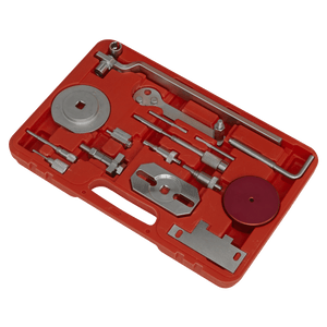Sealey VSE5036 Diesel Engine Timing Tool Kit for Fiat, Ford, Iveco, PSA - 2.2D, 2.3D, 3.0D - Belt/Chain Drive - VSE5036 - Sealey Tools UK - Trade Counter Direct